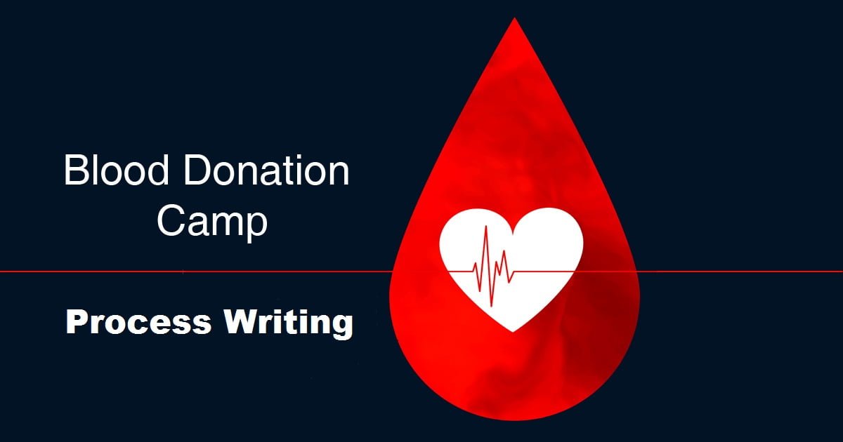 write an essay on blood donation camp