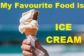 my favourite food is ice cream essay