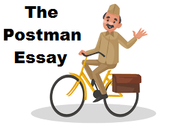the postman essay 10 lines and 100 words